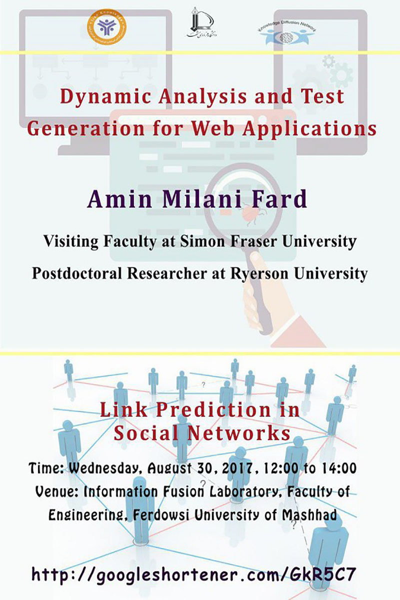 Dynamic Analysis and Test Generation for Web Applications Link Prediction in Social Networks