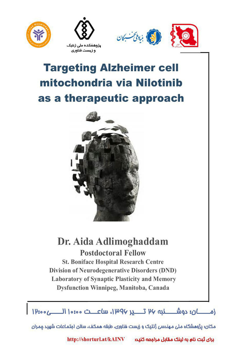 Targeting Alzheimer cell mitochondria via Nilotinib as a therapeutic approach