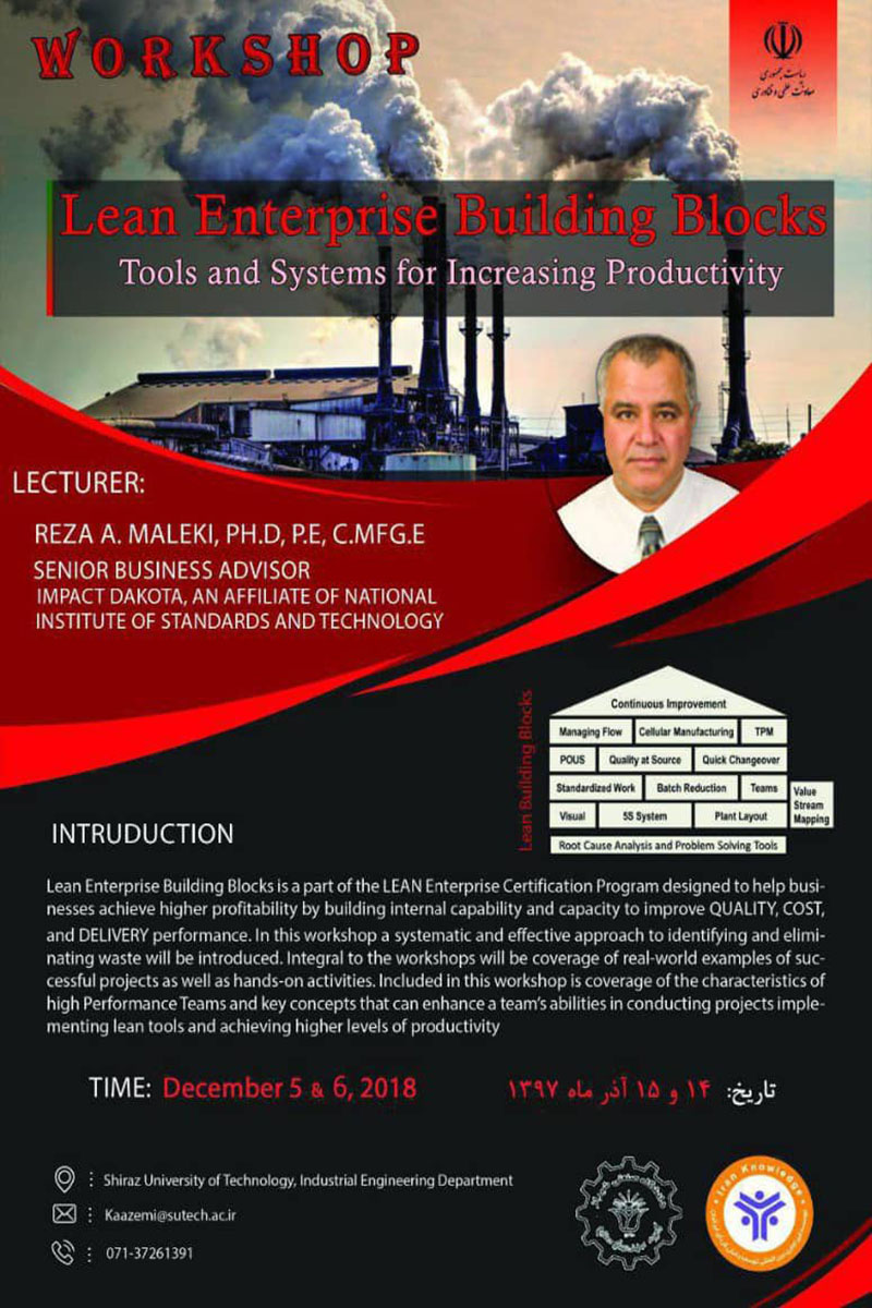 Lean Enterprise Building Blocks, Tools and Systems for Increasing Productivity